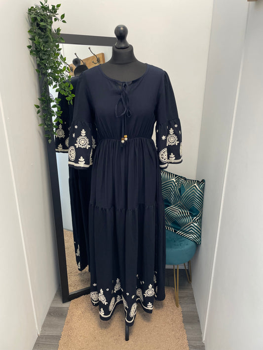 Embroidered Maxi Dresses