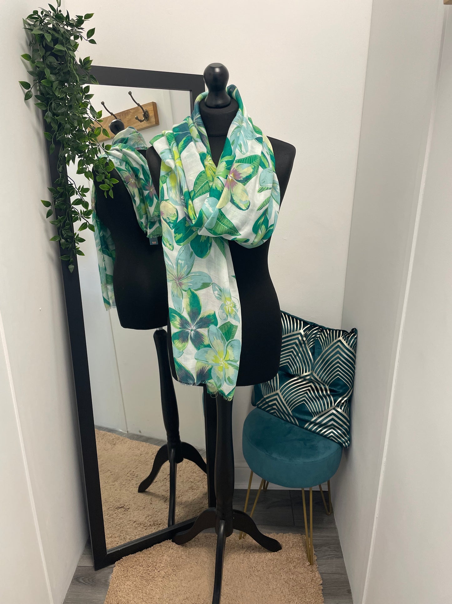 Flower Print Scarves