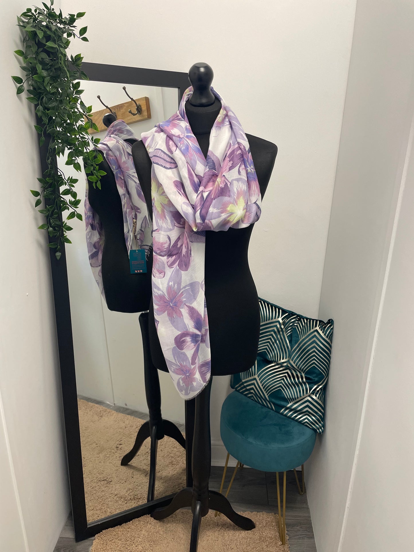 Flower Print Scarves