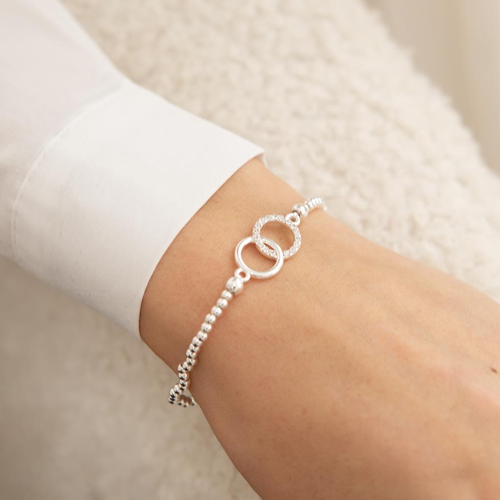 Life Charms Linked Circles Bracelet