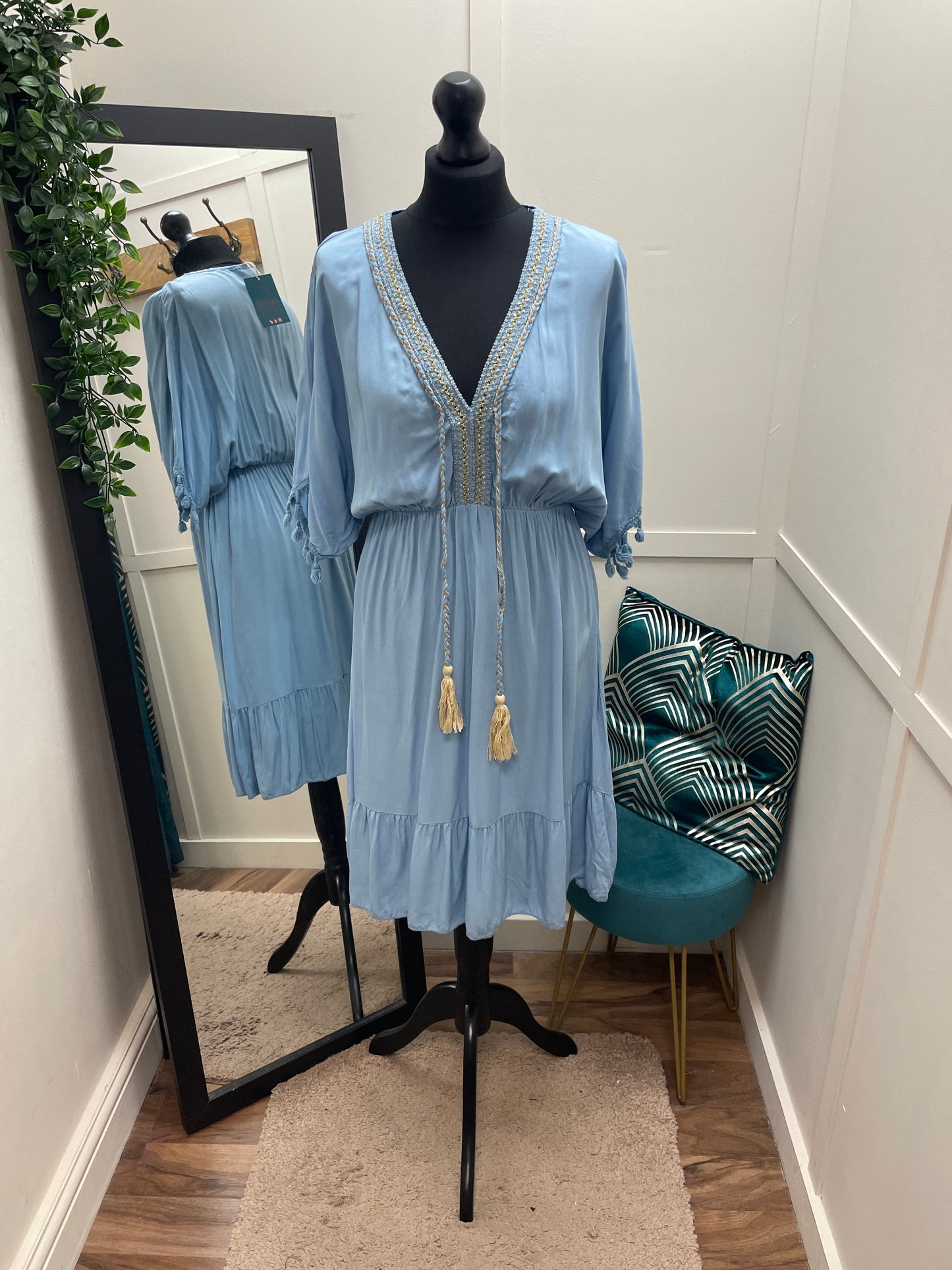Plain Tassel Dresses