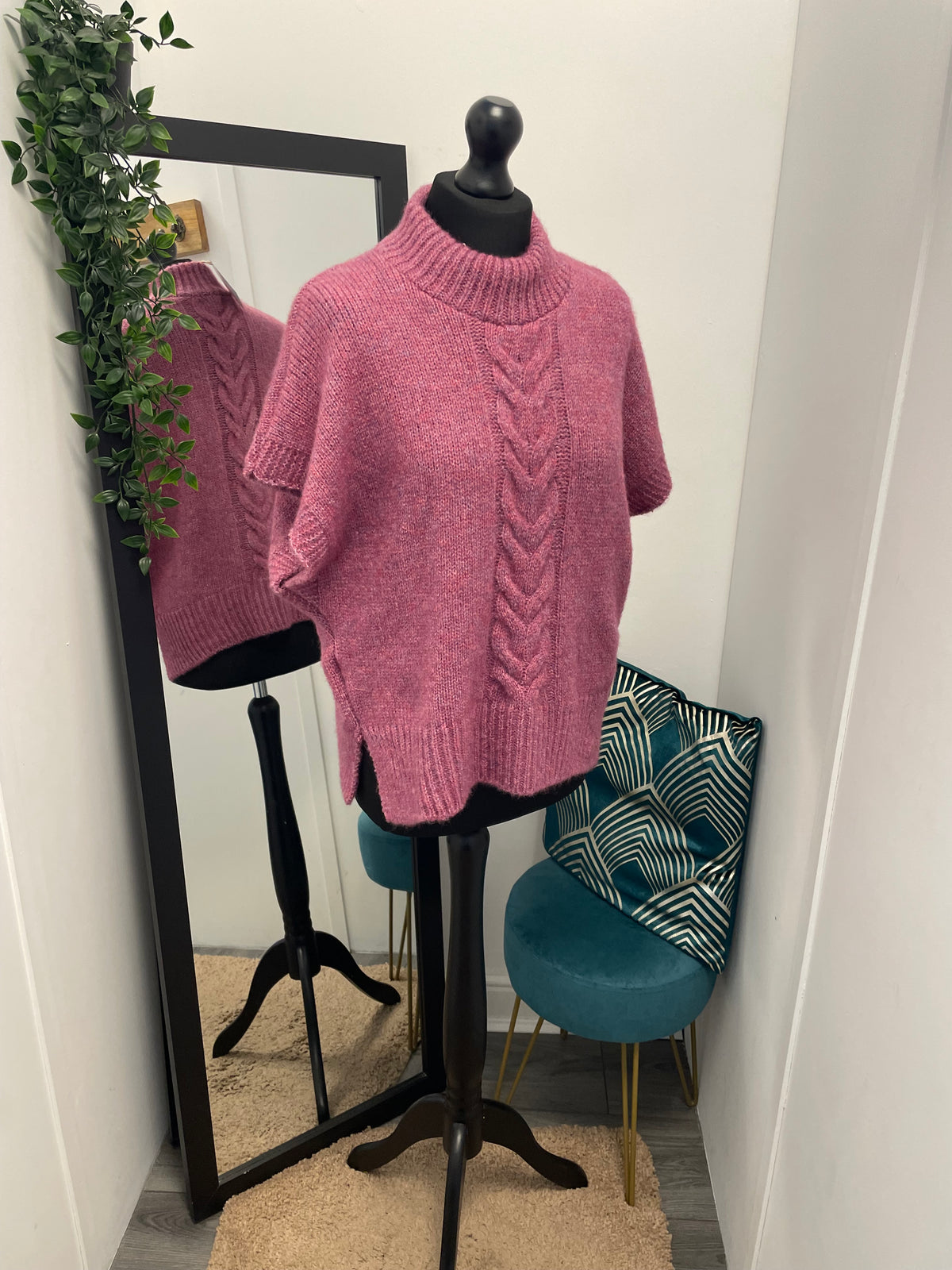 Cable Knit Tank Jumper