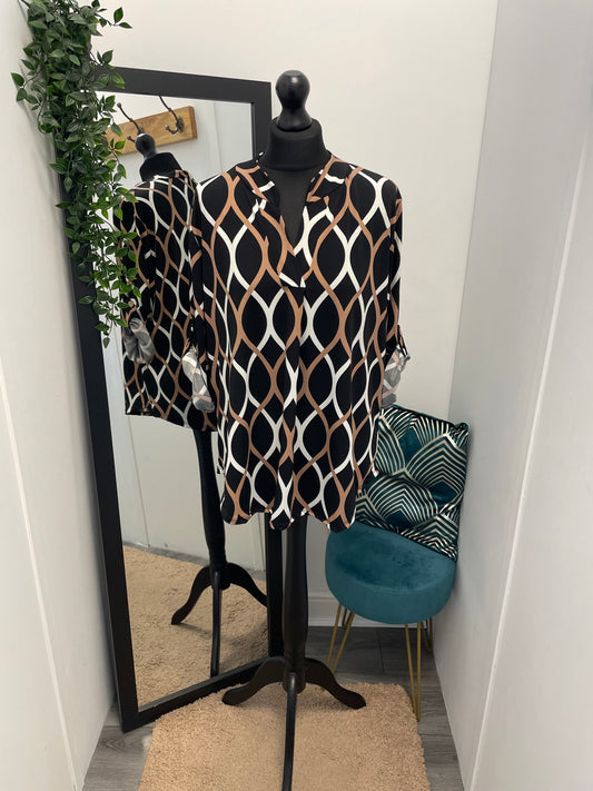 Printed V-Neck Shirts