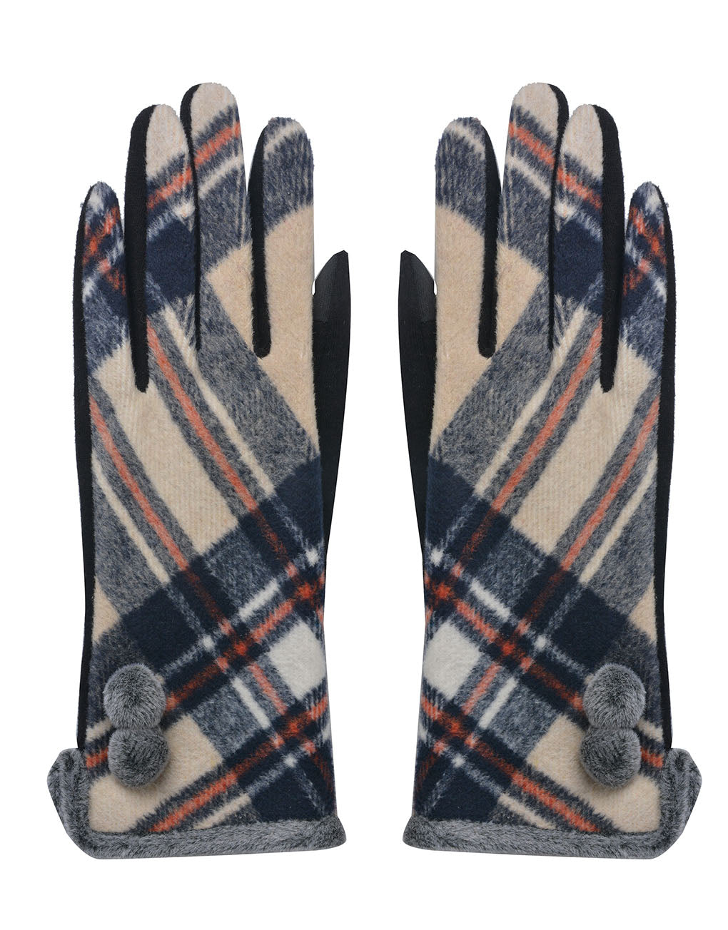 Check Pattern Gloves