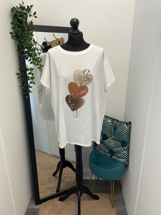 Heart Print T-Shirts