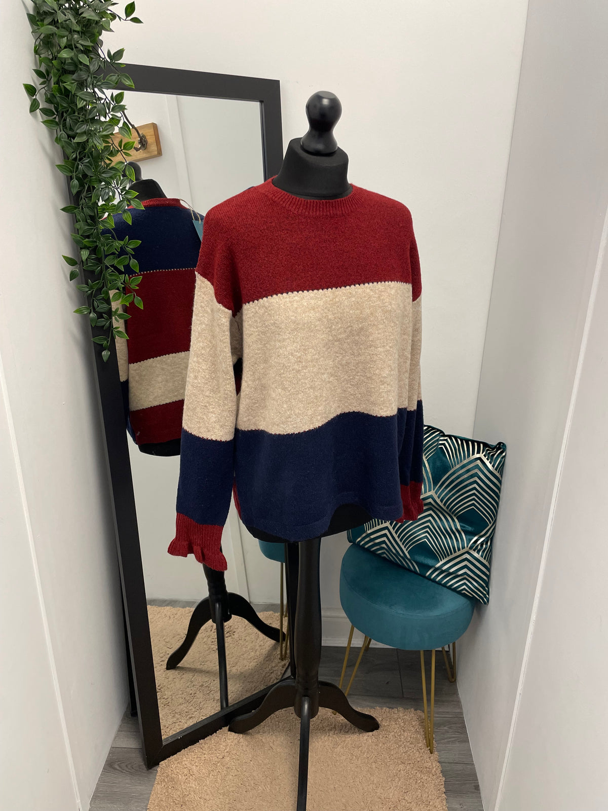 Colour Block Knit Jumpers