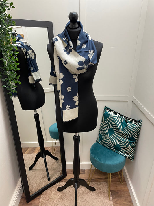 Flower Print Scarves