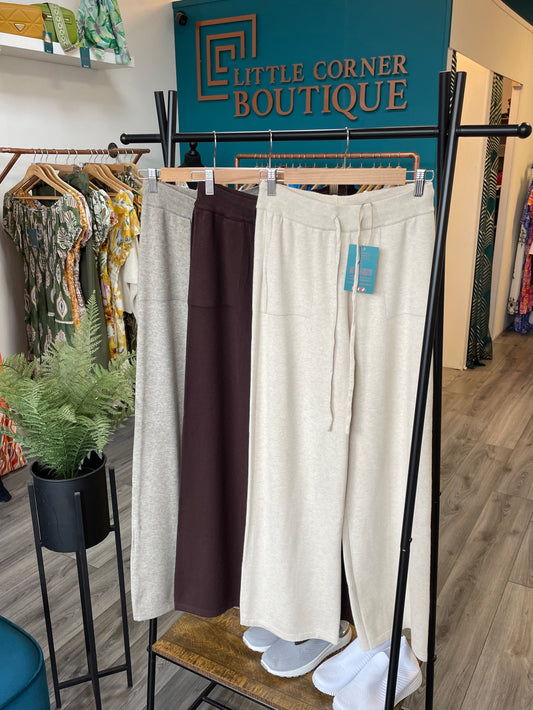Soft Wide Leg Joggers