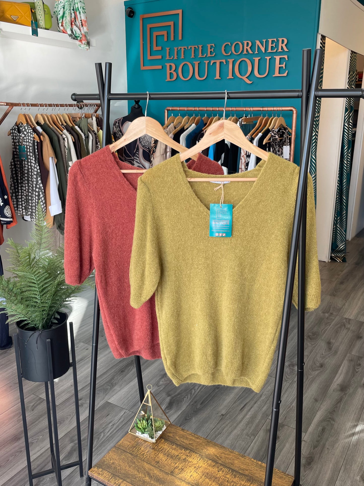 Soft V-Neck Tops