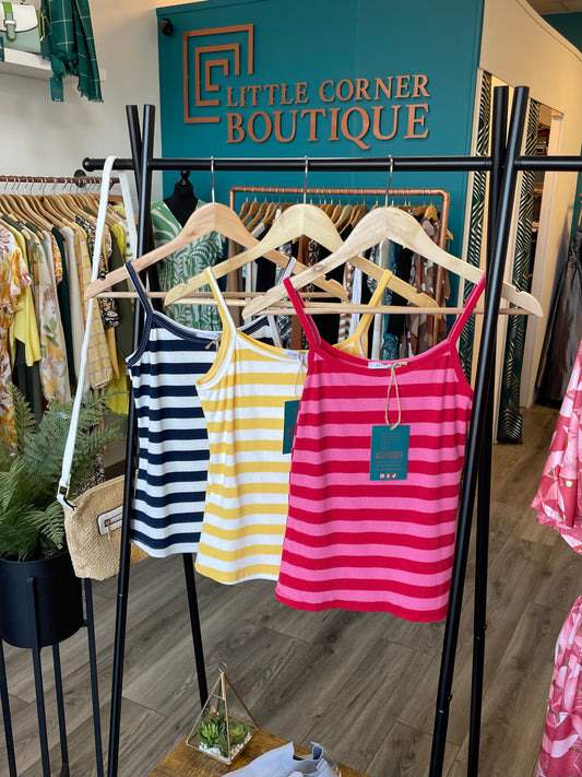 Striped Vest Tops