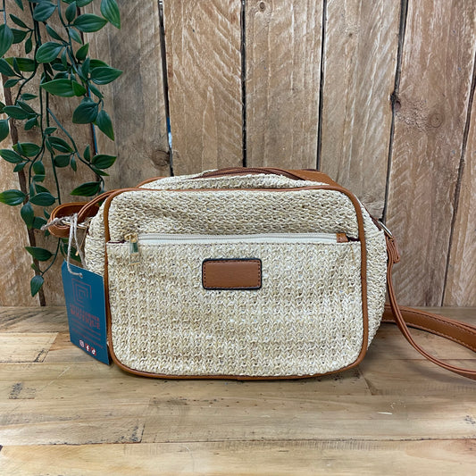 Weaved Straw Camera Bags