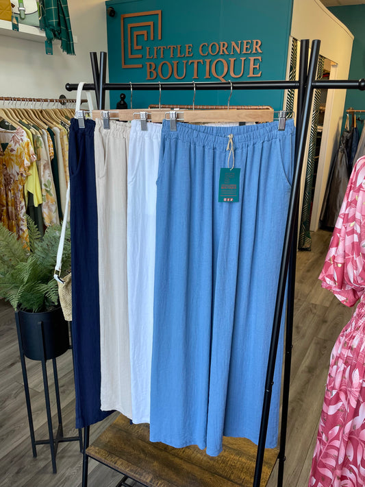Wide Leg Trousers
