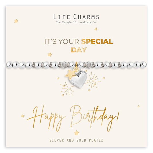 Life Charms Happy Birthday Bracelet