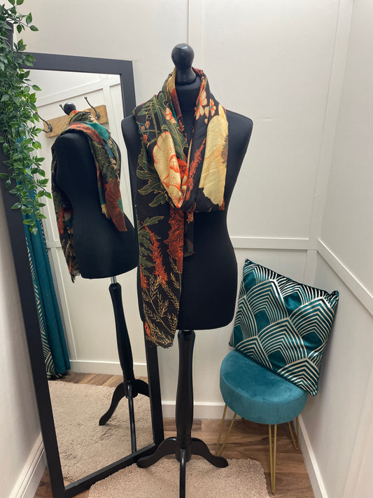 Autumn Floral Scarves