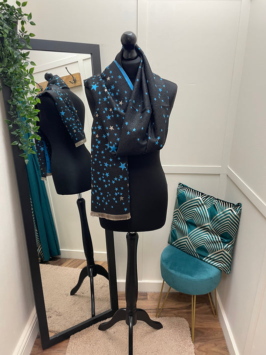 Star Print Scarves