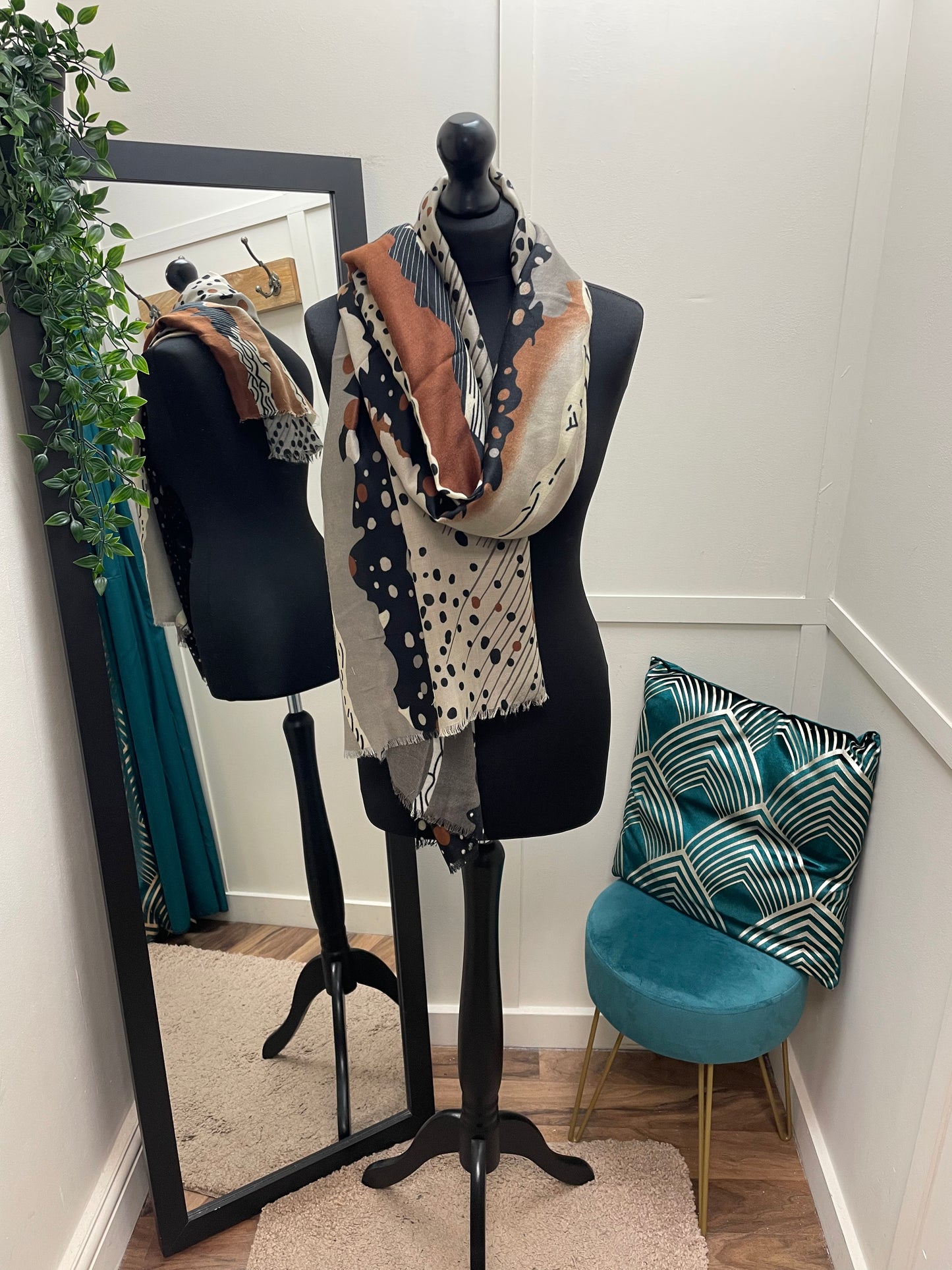 Spotted Print Scarves