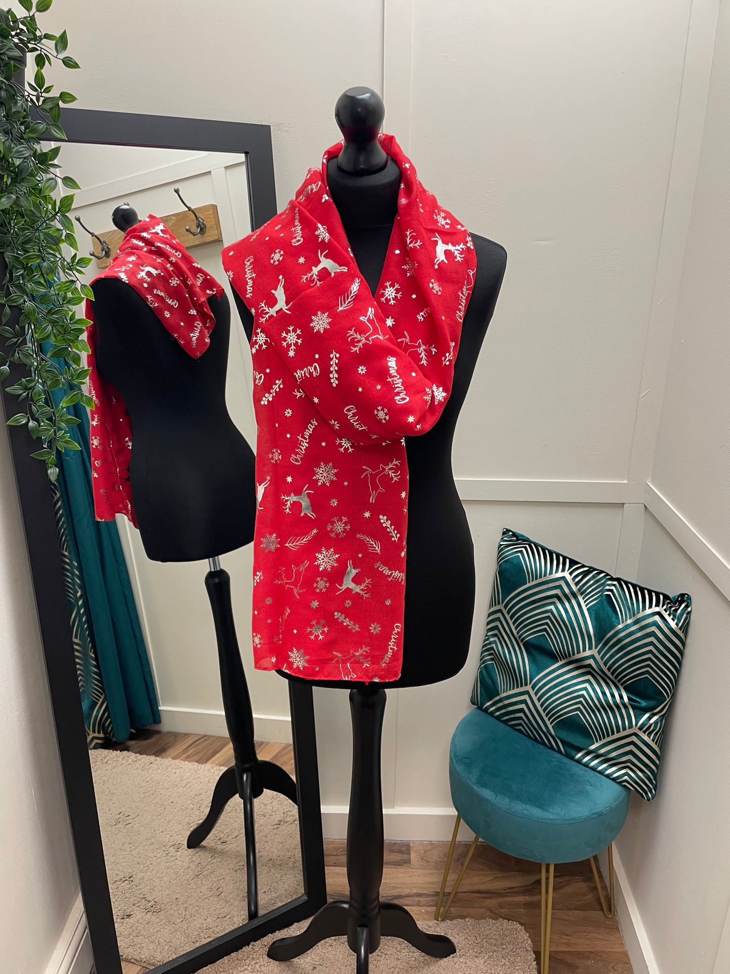 Christmas Print Scarf
