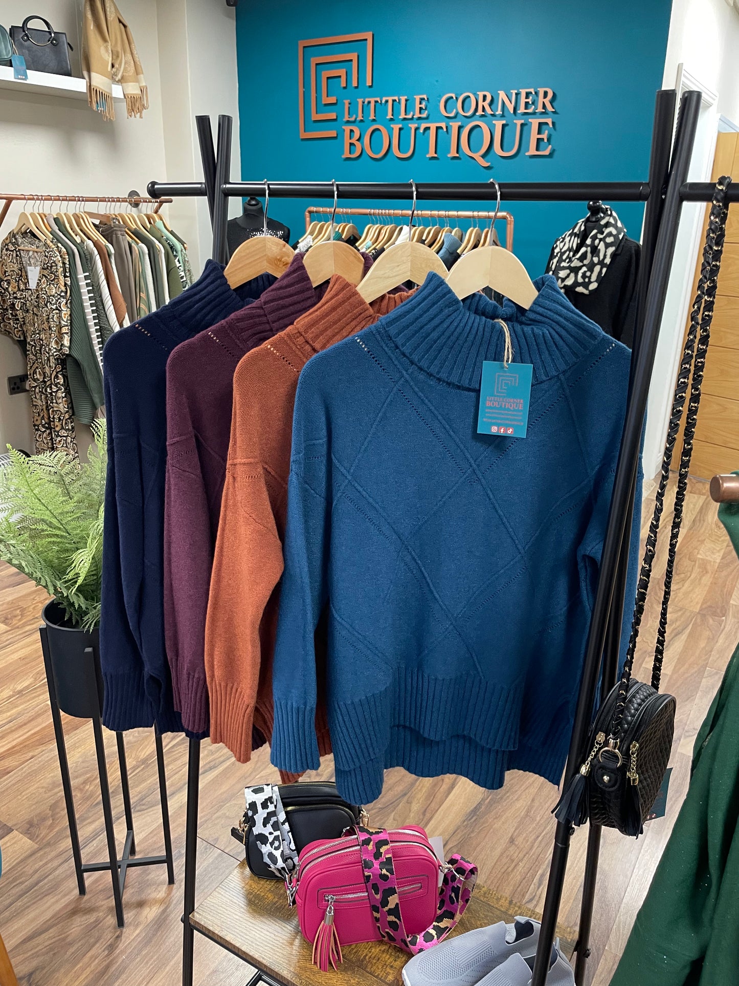 Diamond Knit Jumpers