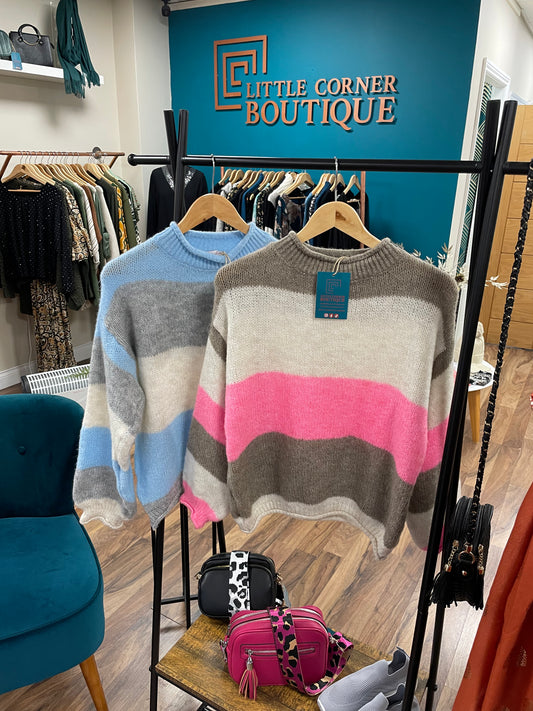 Striped Knit Jumpers