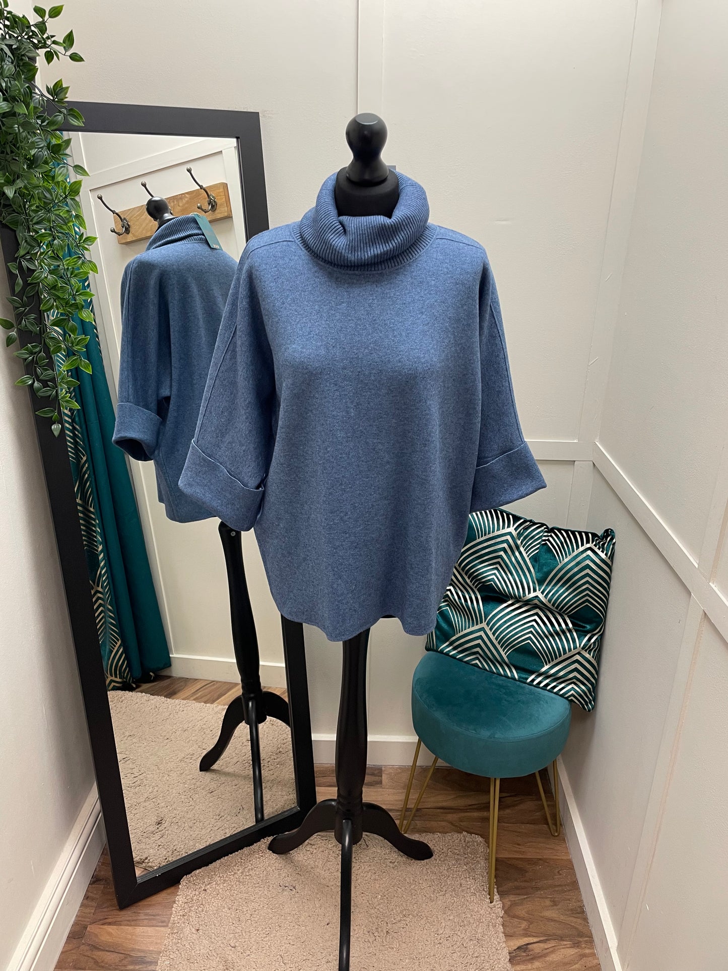 Roll Neck Batwing Jumpers