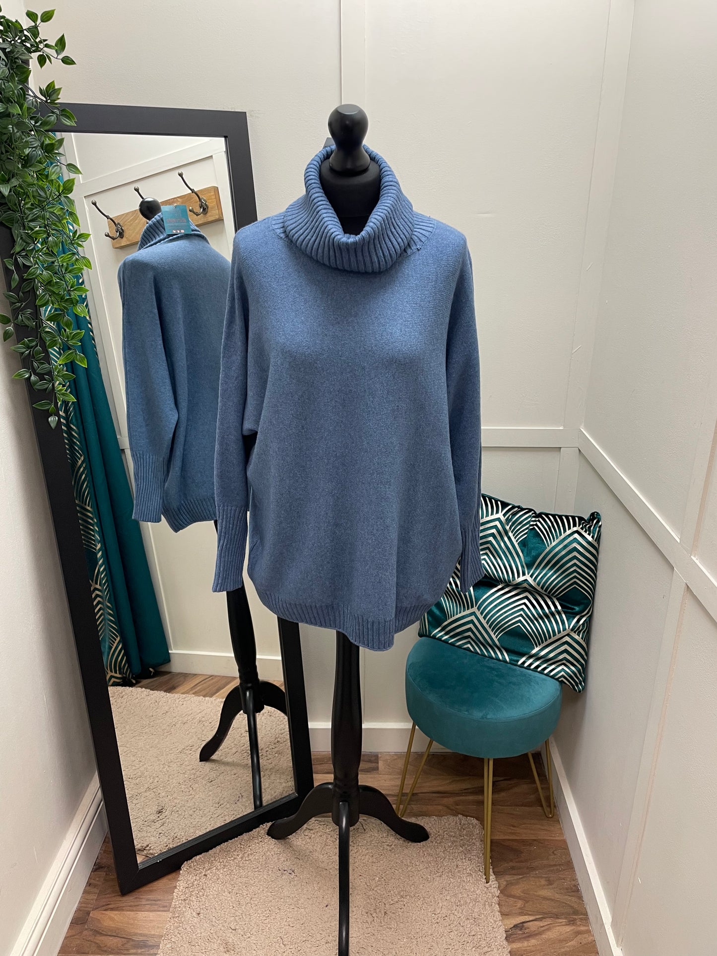 Roll Neck Batwing Jumpers