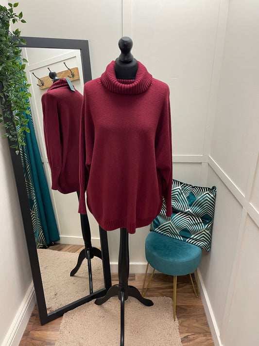 Roll Neck Batwing Jumpers