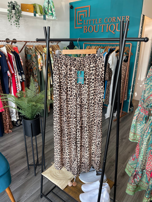 Leopard Print Trousers