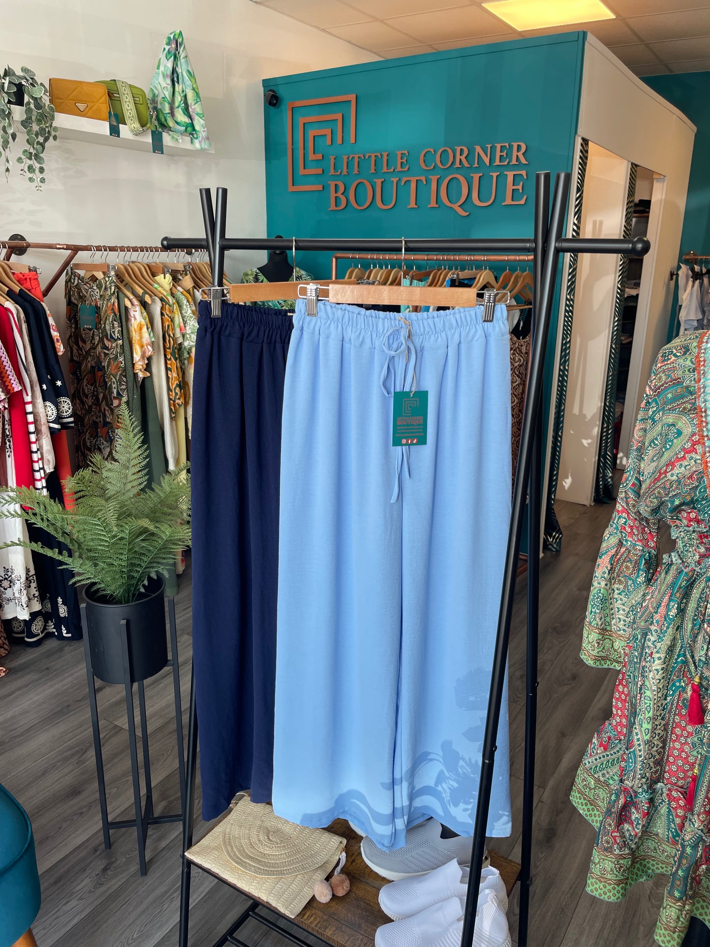 Wide Leg Summer Trousers