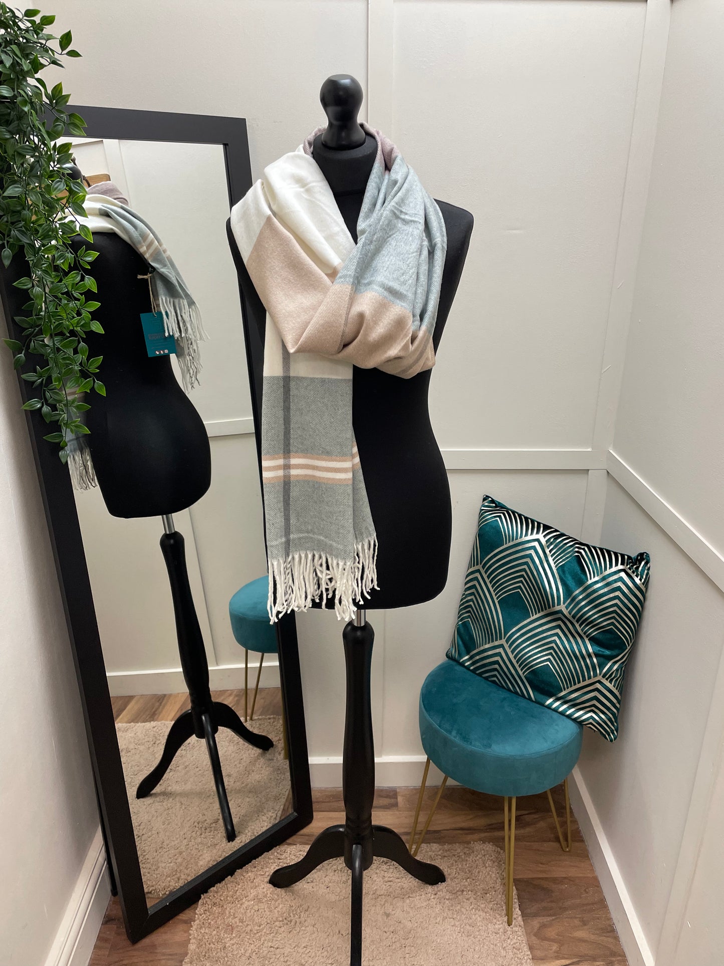 Check Print Scarfs