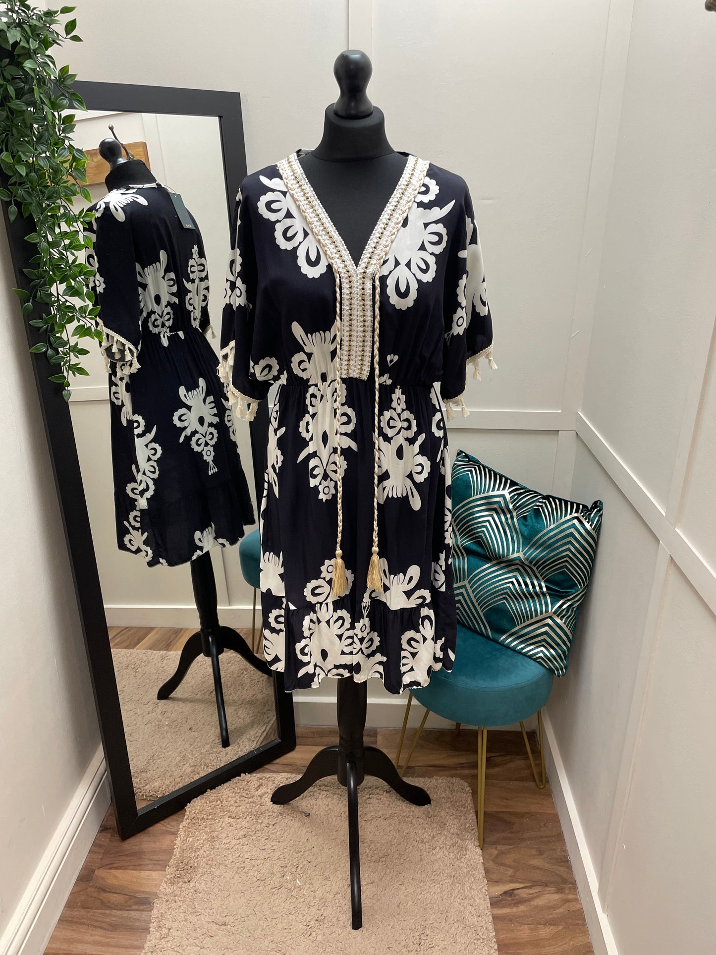 Tassel Trim Dresses