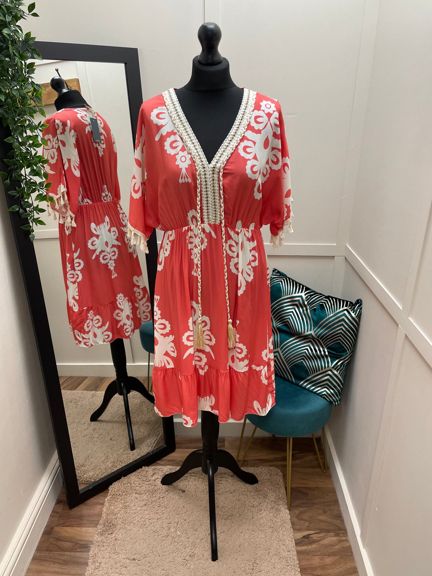 Tassel Trim Dresses