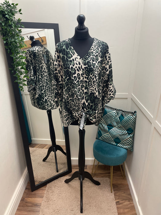 Tied Front Blouse