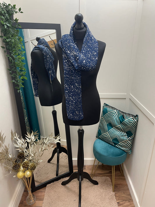 Metallic Print Scarves