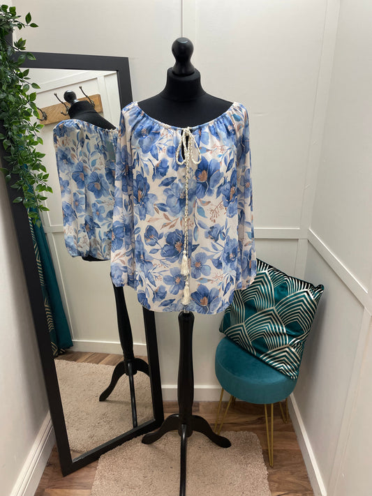 Floral Tassel Tops