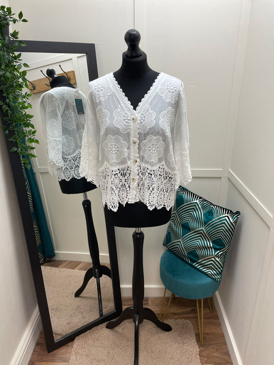 Floral Embroidered Blouse