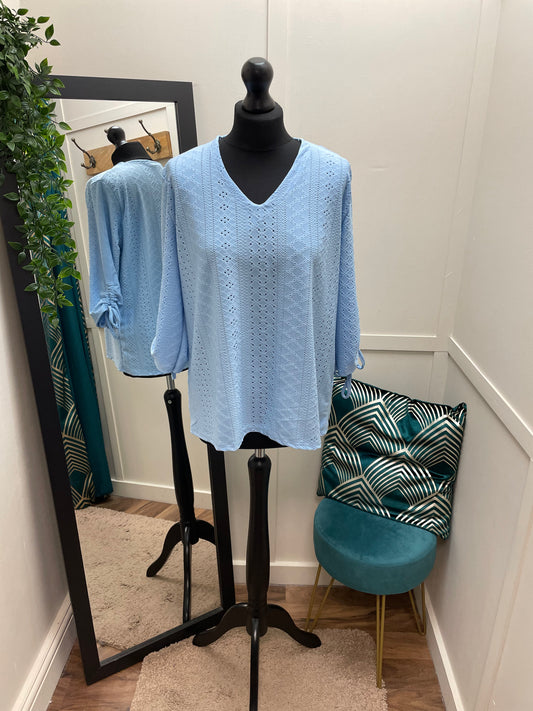 Anglaise Drawstring Blouses