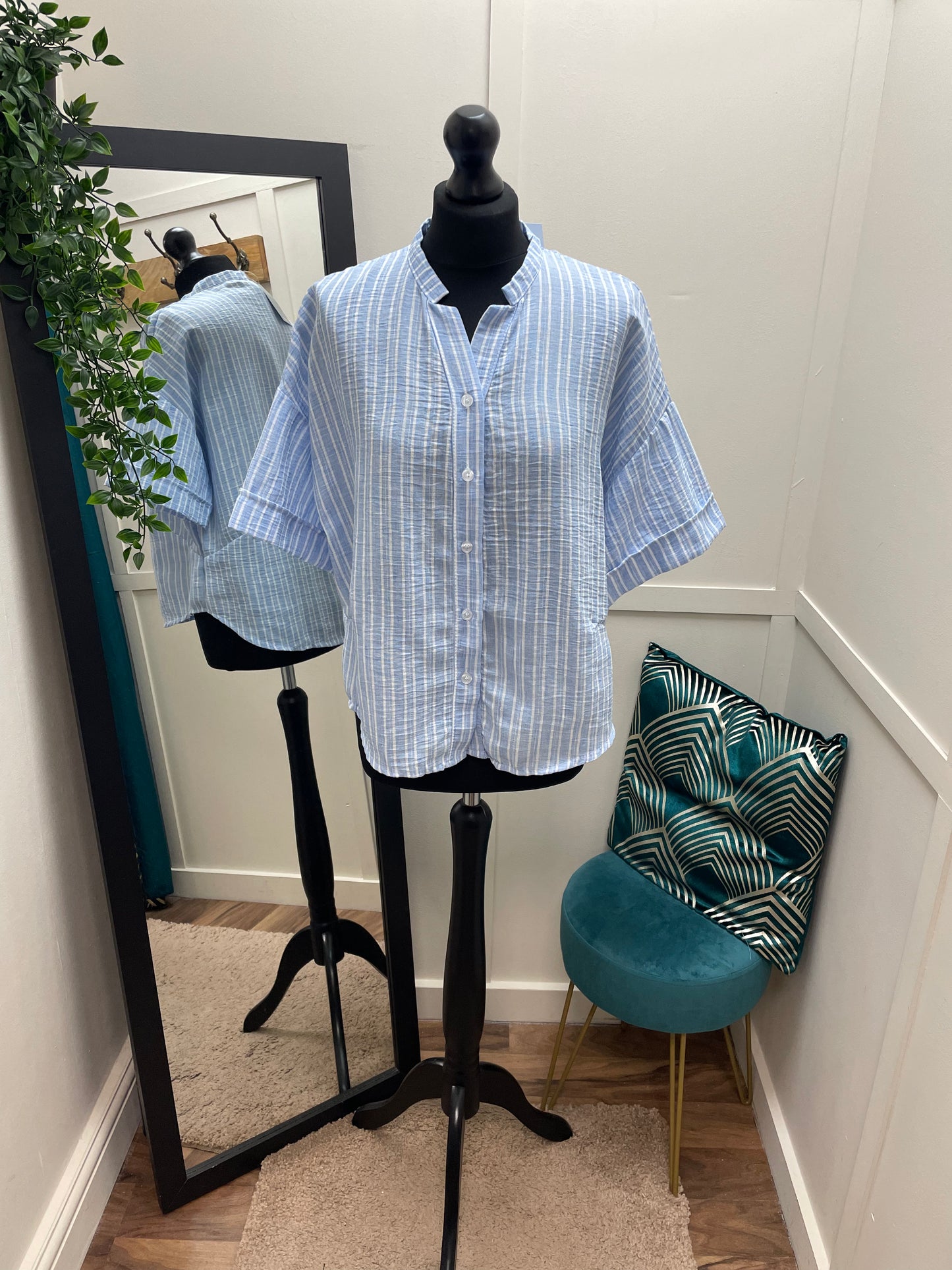 Short Sleeve Striped Shirt