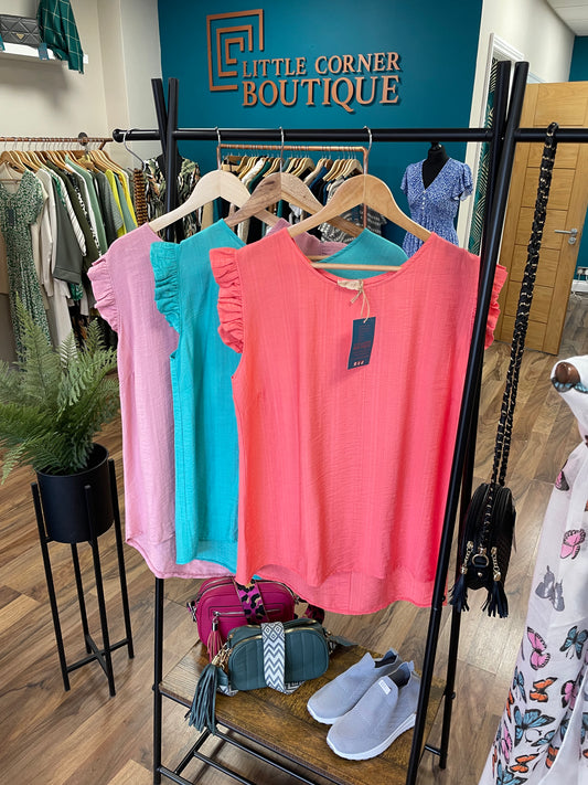 Button Back Tops