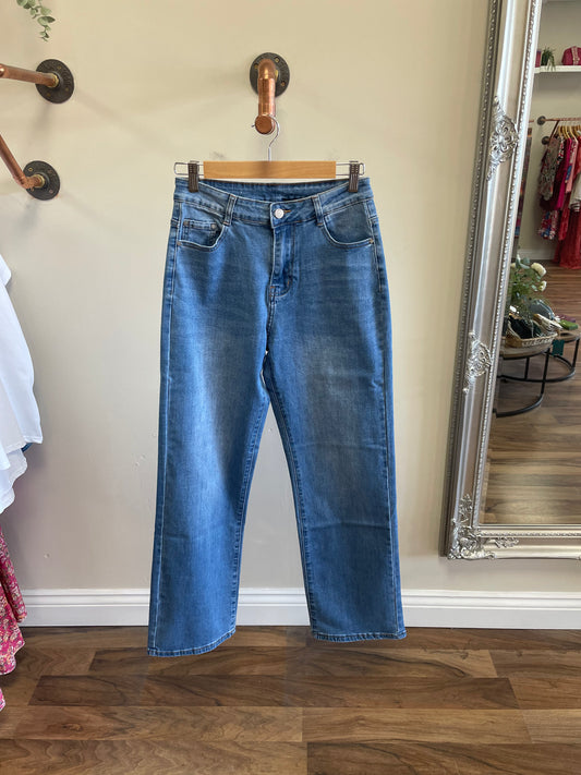 Denim Wide Leg Jeans