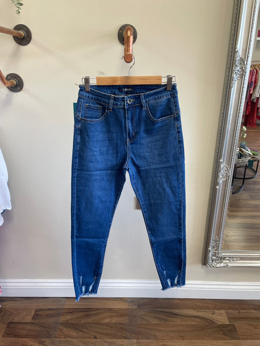 Frayed Hem Jeans