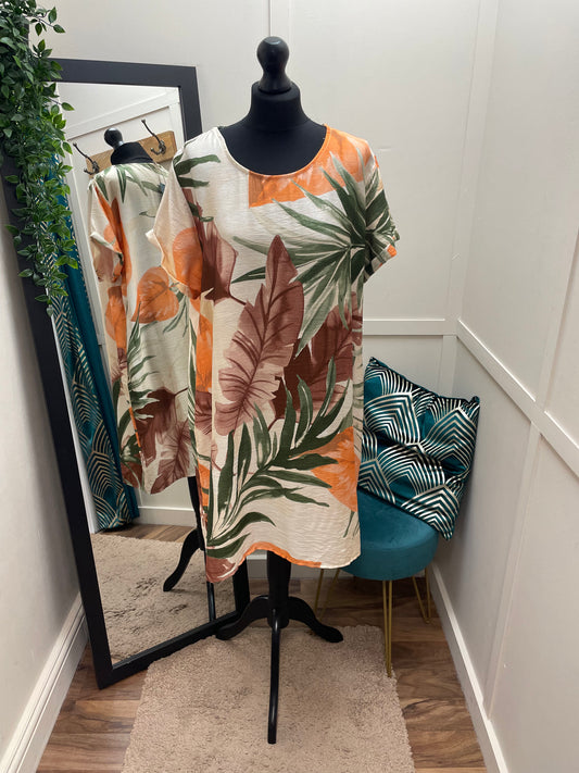 Tropical T-Shirt Dresses