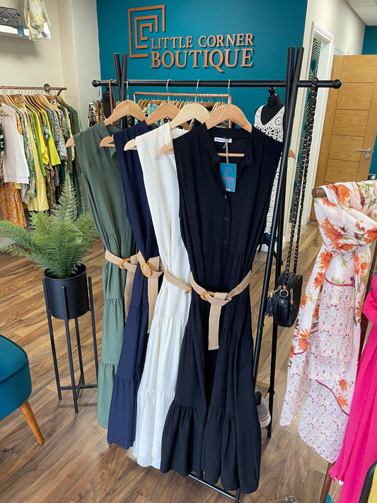 Belted Maxi Dresses