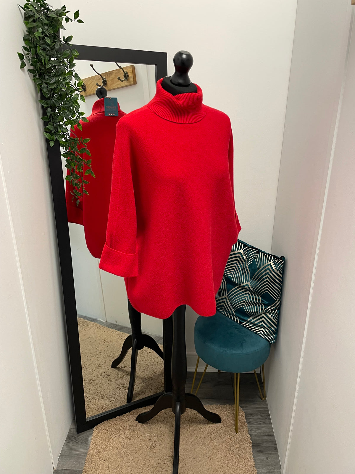 Roll Neck Batwing Jumpers