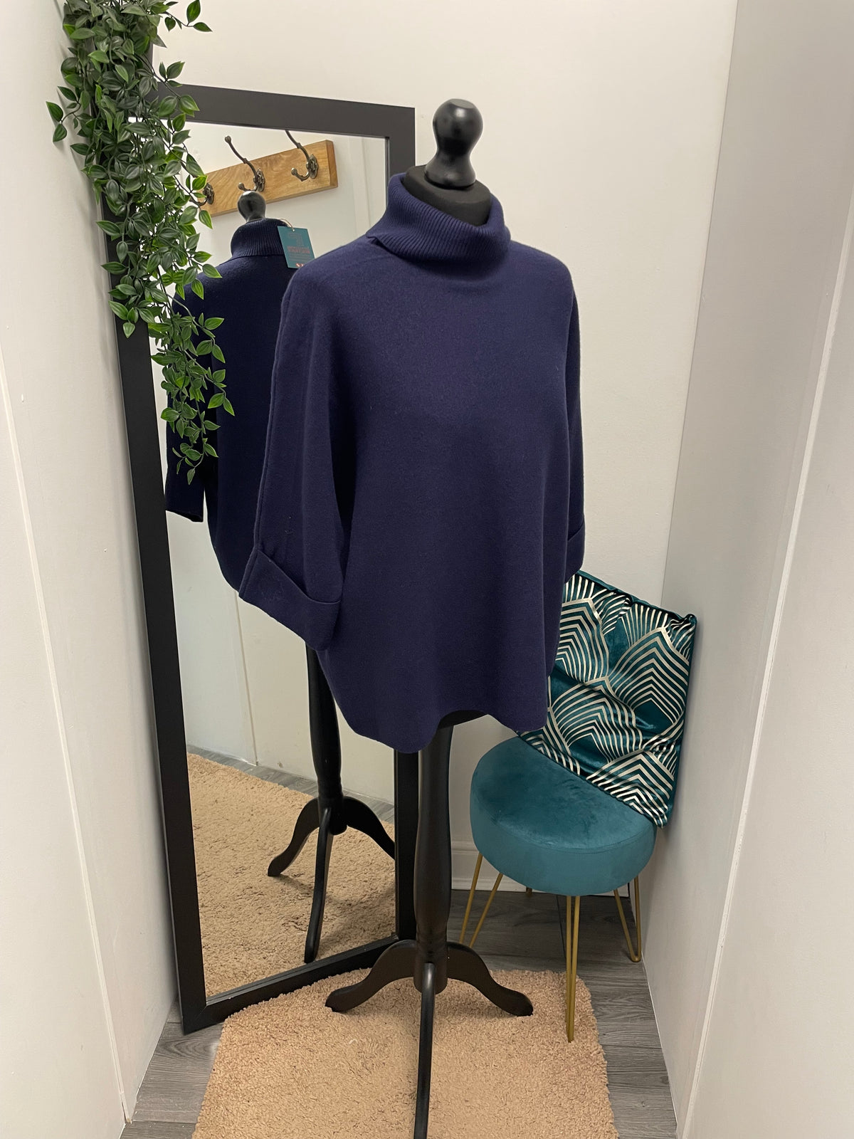 Roll Neck Batwing Jumpers