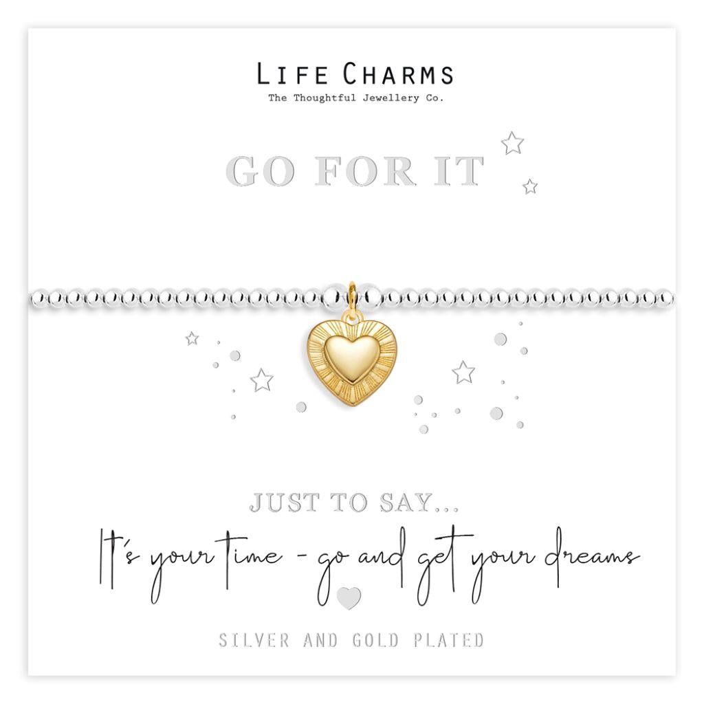 Life Charms Go For It Bracelet