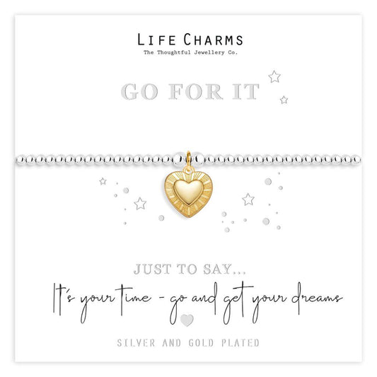Life Charms Go For It Bracelet