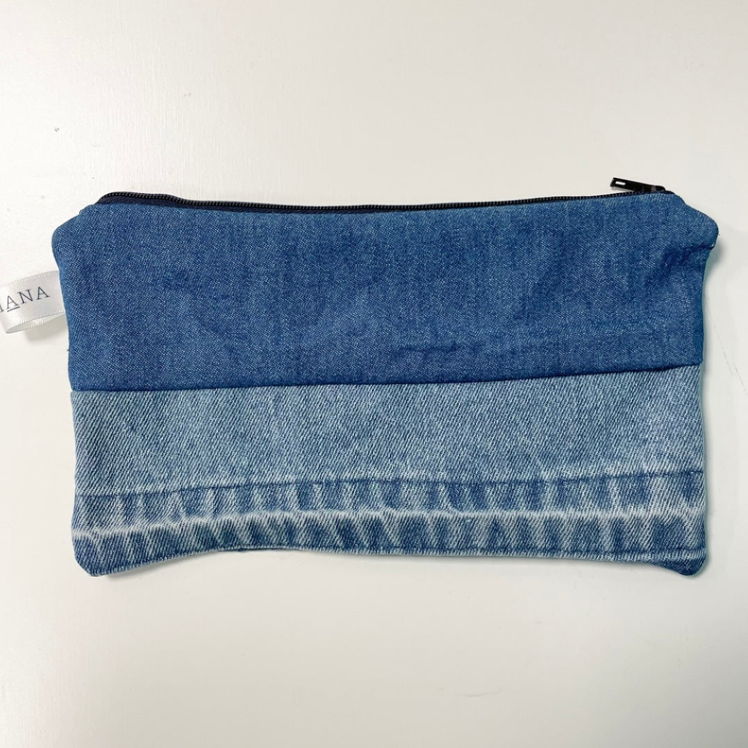 CHRISTIANA Recycled Denim Purse with Embroidery