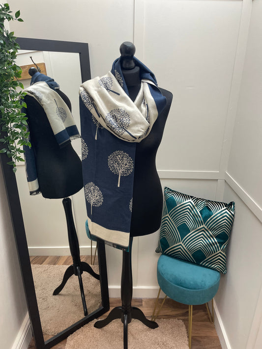 Tree Print Scarves