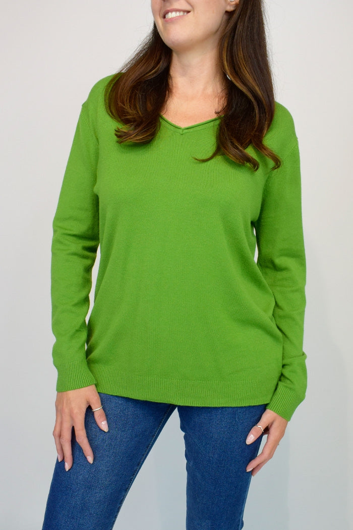 Soft Knit V-Neck Jumpers