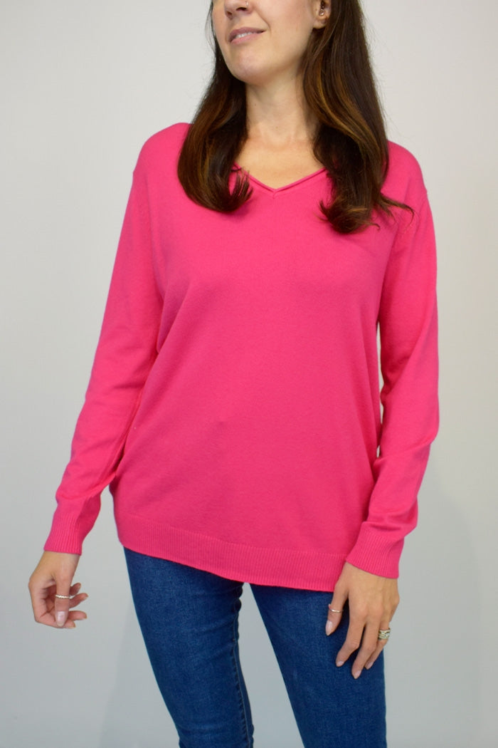 Soft Knit V-Neck Jumpers